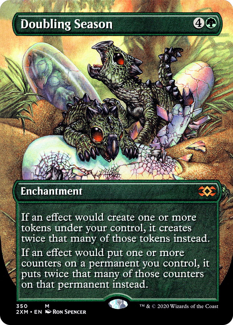 Doubling Season (Borderless) (2XM-350) - Double Masters