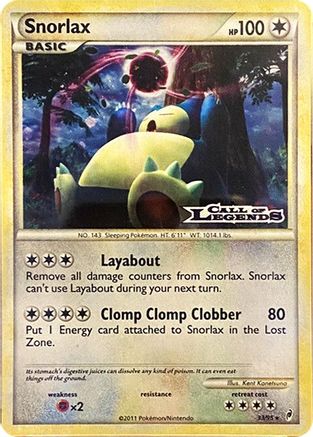 Snorlax - 33/95 (Prerelease)/95 - Holofoil Nintendo Promos - Promo