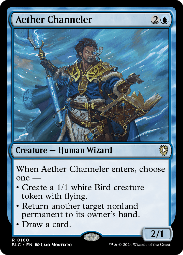 Aether Channeler (BLC-160) - Bloomburrow Commander