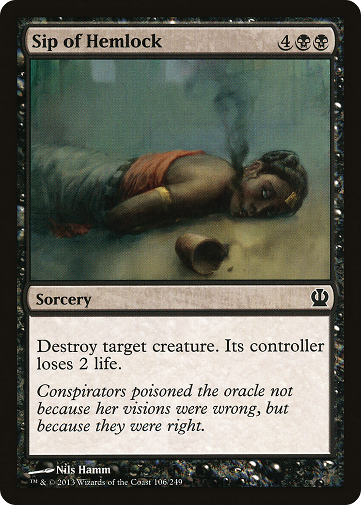 Sip of Hemlock (THS-106) - Theros Foil
