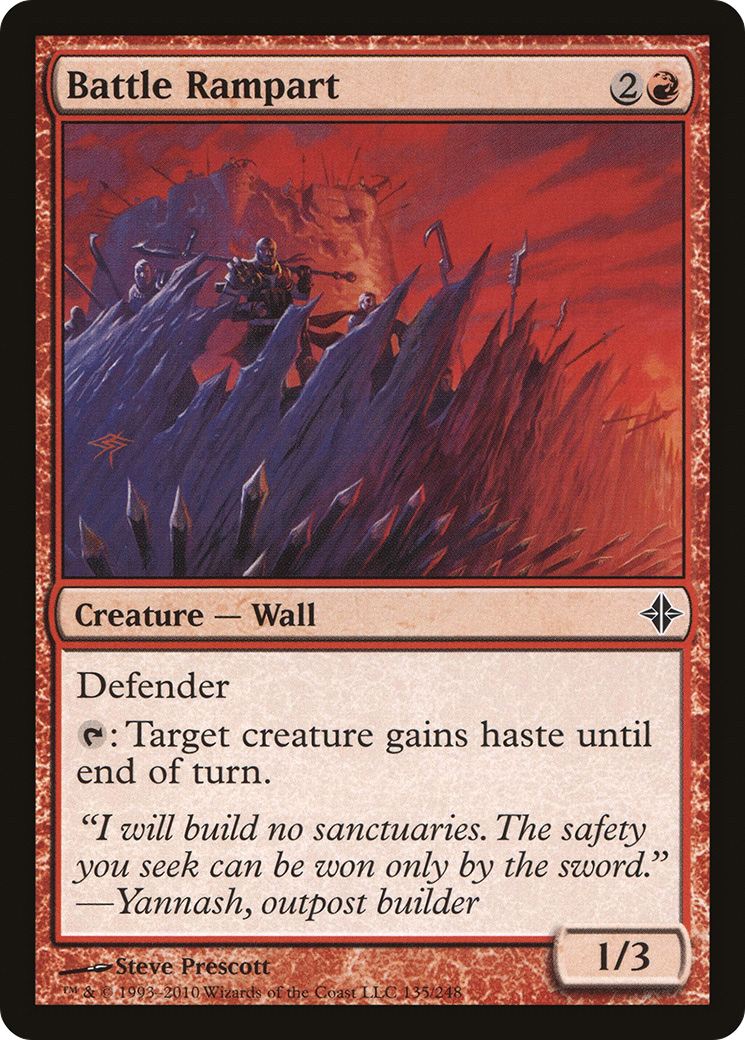 Battle Rampart (ROE-135) - Rise of the Eldrazi Foil