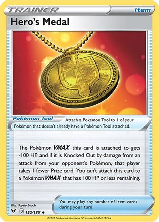 Hero's Medal 152 SWSH04 Vivid Voltage - Uncommon