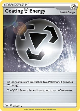 Coating Metal Energy 163 - Reverse Holofoil SWSH04 Vivid Voltage - Uncommon
