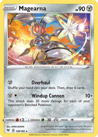 Magearna 128 - Reverse Holofoil SWSH04 Vivid Voltage - Holo Rare