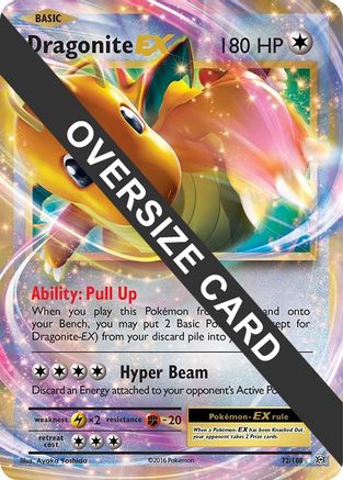Dragonite EX - 72/108/108 - Holofoil Jumbo Cards - Promo