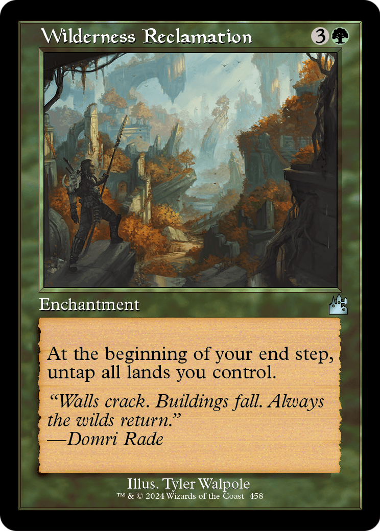 Wilderness Reclamation (Retro Frame) (RVR-458) - Ravnica Remastered Foil