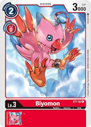 Biyomon (ST1-02) - Starter Deck 01: Gaia Red