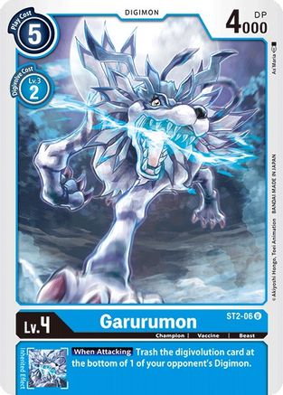 Garurumon (ST2-06) - Starter Deck 02: Cocytus Blue