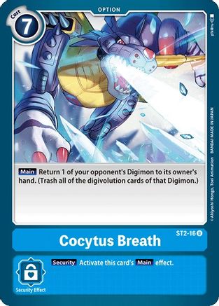 Cocytus Breath (ST2-16) - Starter Deck 02: Cocytus Blue
