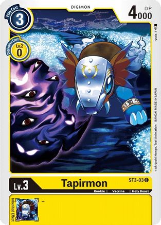 Tapirmon (ST3-03) - Starter Deck 03: Heaven's Yellow