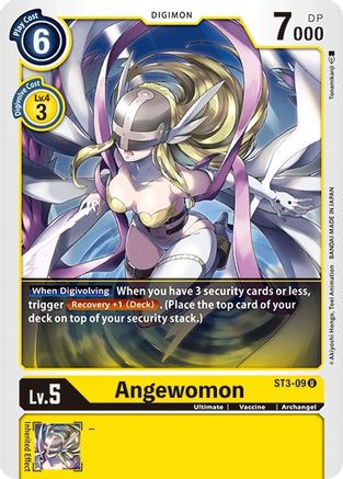 Angewomon (ST3-09) - Starter Deck 03: Heaven's Yellow