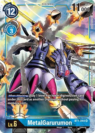 MetalGarurumon - BT1-044 (Alternate Art) (BT1-044) - Release Special Booster 1.0 Foil