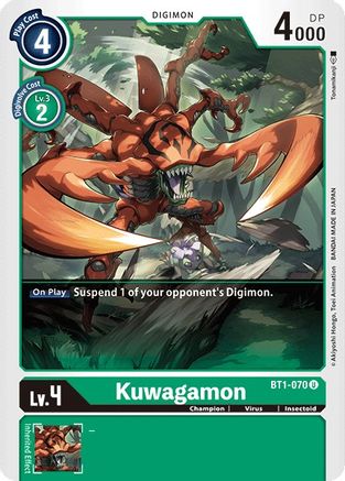 Kuwagamon (BT1-070) - Release Special Booster 1.0