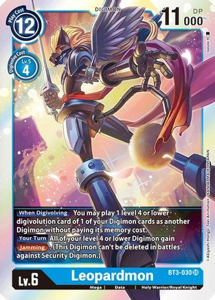 Leopardmon (BT3-030) - Release Special Booster 1.0 Foil
