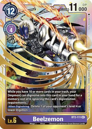 Beelzemon (BT2-111) - Release Special Booster 1.0 Foil