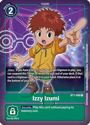 Izzy Izumi (Box Topper) (BT1-088) - Release Special Booster 1.0 Foil