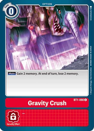 Gravity Crush (BT1-090) - Release Special Booster 1.0