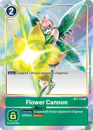 Flower Cannon (Alternate Art) (BT1-110) - Release Special Booster 1.0 Foil