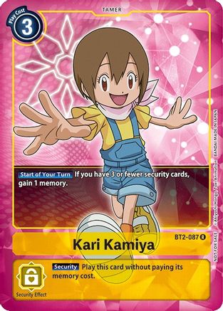 Kari Kamiya (Box Topper) (BT2-087) - Release Special Booster 1.0