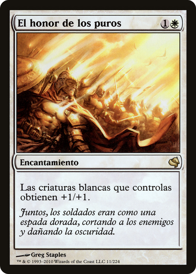Honor of the Pure (Spanish) - "El honor de los puros" (PS11-011) - Salvat 2011