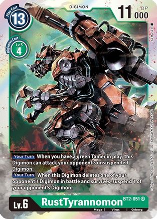 RustTyrannomon (BT2-051) - Release Special Booster 1.0 Foil