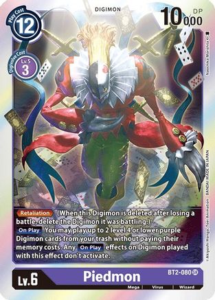 Piedmon (BT2-080) - Release Special Booster 1.0 Foil