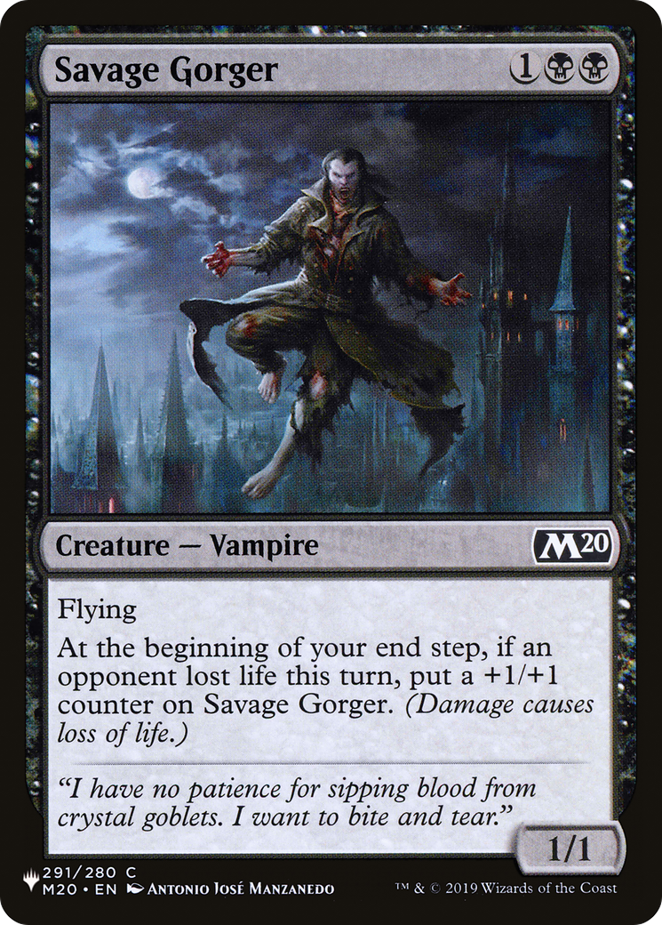 Savage Gorger (LIST-M20-291) - The List