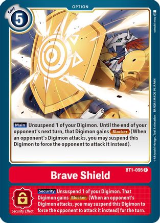 Brave Shield (BT1-095) - Release Special Booster 1.5