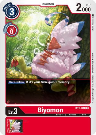 Biyomon - BT2-010 (BT2-010) - Release Special Booster 1.5