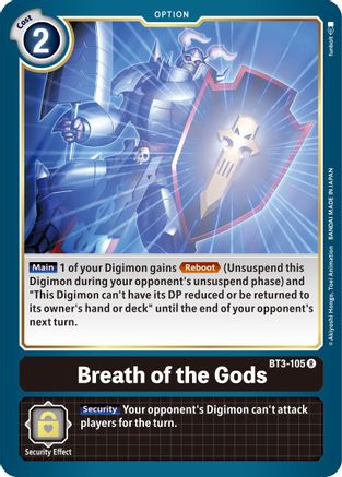 Breath of the Gods (BT3-105) - Release Special Booster 1.5