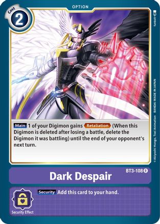Dark Despair (BT3-108) - Release Special Booster 1.5