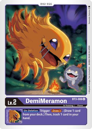 DemiMeramon (BT3-006) - Release Special Booster 1.5