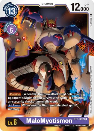 MaloMyotismon (BT3-092) - Release Special Booster 1.5