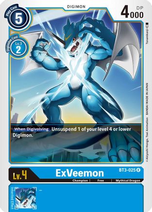 ExVeemon (BT3-025) - Release Special Booster 1.5