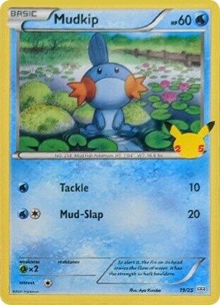 Mudkip 019/25 McDonalds 25th Anniversary Promos - Promo