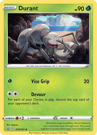 Durant 010 SWSH05 Battle Styles - Uncommon