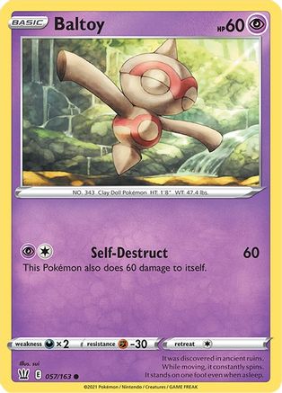 Baltoy 057 SWSH05 Battle Styles - Common