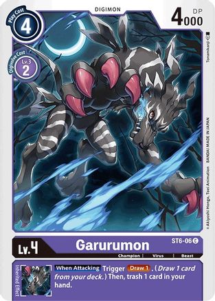 Garurumon (ST6-06) - Starter Deck 06: Venomous Violet