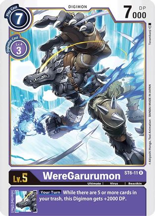 WereGarurumon (ST6-11) - Starter Deck 06: Venomous Violet
