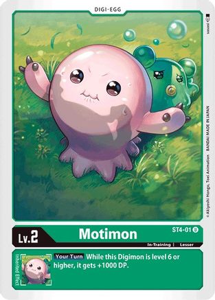 Motimon (ST4-01) - Starter Deck 04: Giga Green