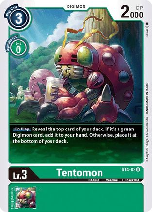 Tentomon (ST4-03) - Starter Deck 04: Giga Green