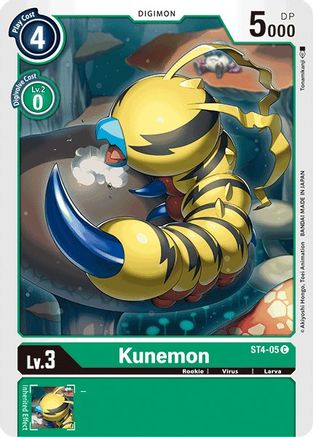 Kunemon (ST4-05) - Starter Deck 04: Giga Green