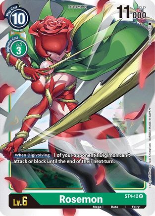 Rosemon (ST4-12) - Starter Deck 04: Giga Green