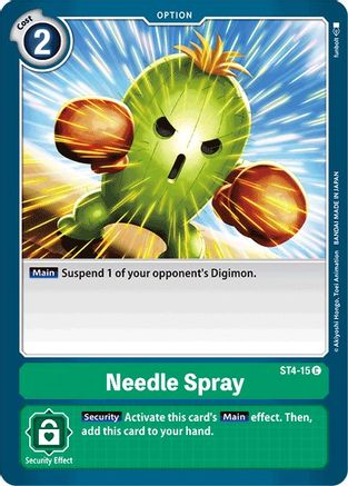 Needle Spray (ST4-15) - Starter Deck 04: Giga Green