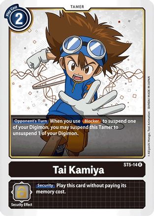 Tai Kamiya (ST5-14) - Starter Deck 05: Machine Black