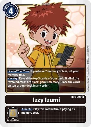 Izzy Izumi (BT4-096) - Great Legend