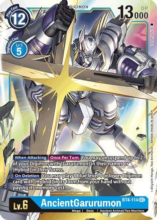 AncientGarurumon (BT4-114) - Great Legend Foil
