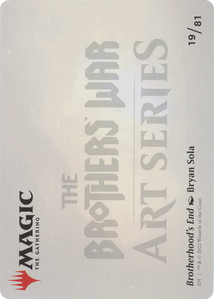 Brotherhood's End // Brotherhood's End (ABRO-019) - The Brothers' War Art Series (Borderless)