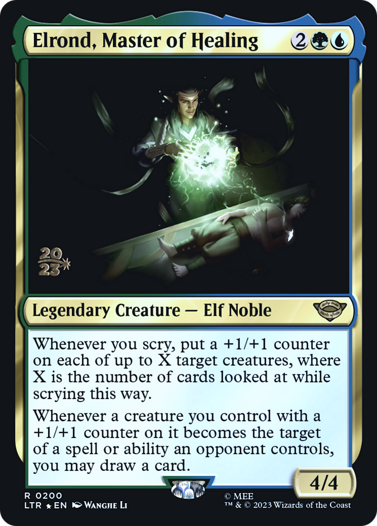 Elrond, Master of Healing (PRE-200) - Tales of Middle-earth Promos Foil