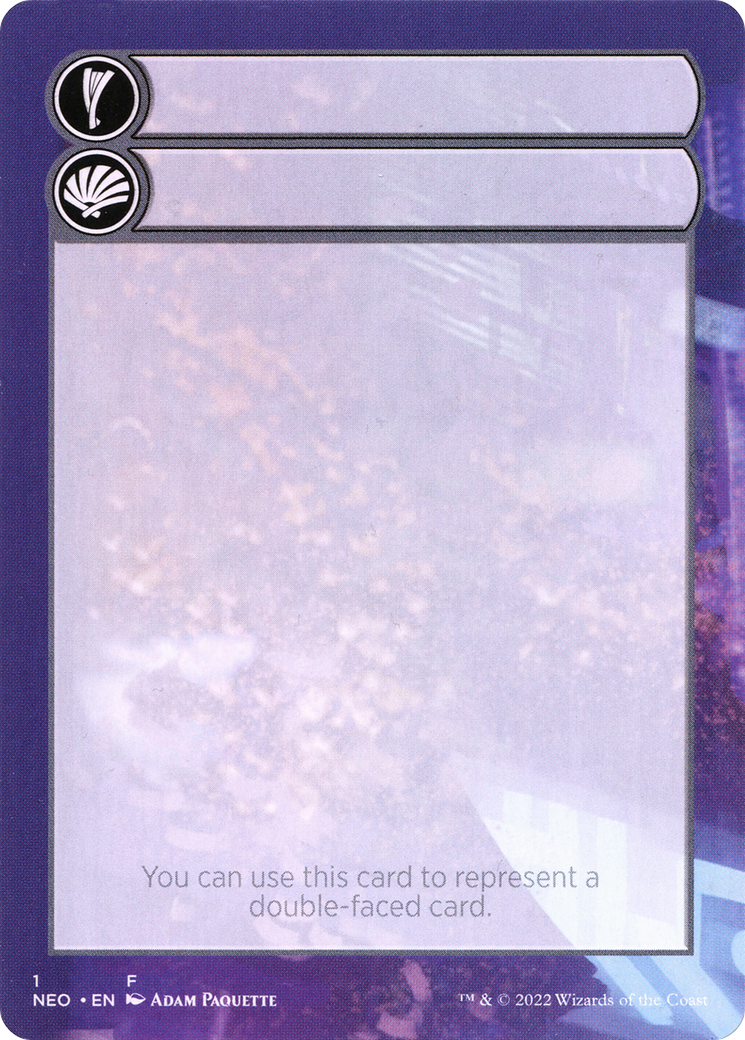 Double-Faced Substitute Card (SNEO-001) - Kamigawa: Neon Dynasty Substitute Cards (Borderless)